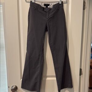 Banana Republic Gray Wide-Leg Pants - 0P